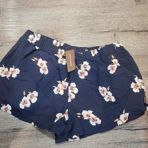 New Tags Nwt Women Patagonoa Naggoes Shorys Blue Floral Print L Large 2.5